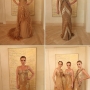 Coleção de vestidos de festa do reveillon 2013 por Sandro Barros: tudo branco ou dourado